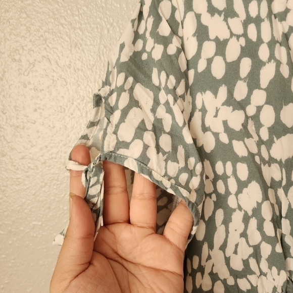 L*space Stone Steps Valentina Spot Button Front Mini Dress Beachy Boho Coquette - Picture 5 of 9